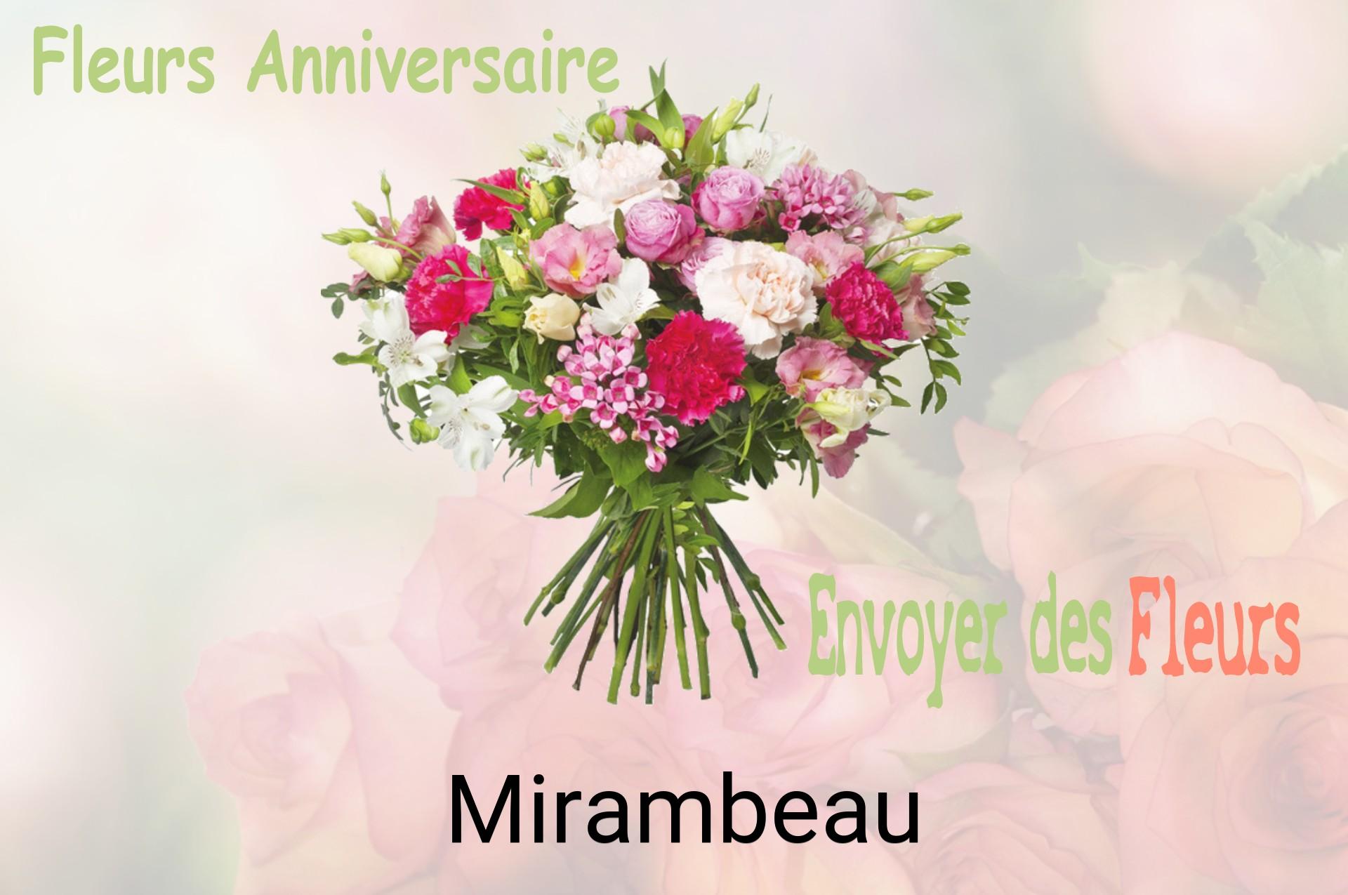 Bouquet de fleurs d’anniversaire livré à Mirambeau
