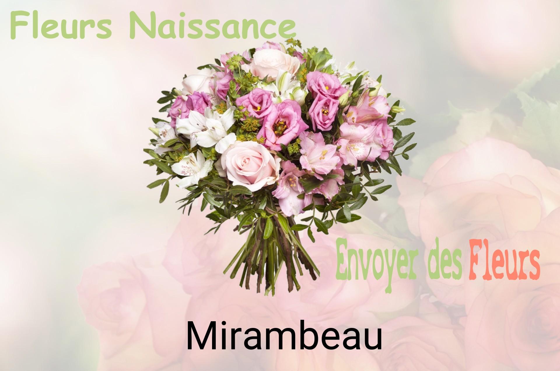 Bouquet de fleurs de naissance livré à Mirambeau